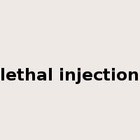 lethal injection是什么意思