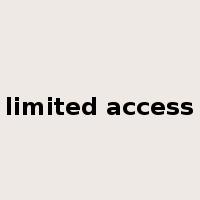 limited access是什么意思