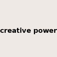 creative power是什么意思