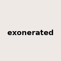 exonerated是什么意思