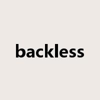 backless是什么意思
