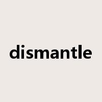 dismantle是什么意思