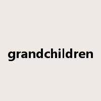 grandchildren是什么意思