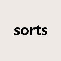 sorts是什么意思