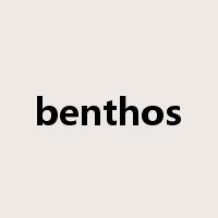 benthos是什么意思