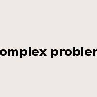 complex problem是什么意思