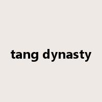 tang dynasty是什么意思
