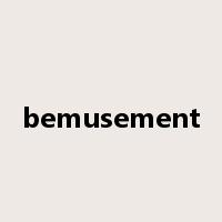 bemusement是什么意思