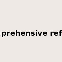 comprehensive reform是什么意思