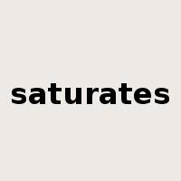 saturates是什么意思