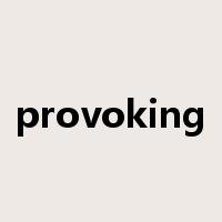 provoking是什么意思