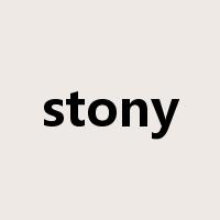 stony是什么意思