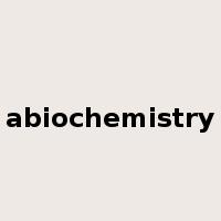 abiochemistry是什么意思