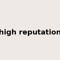 high reputation是什么意思