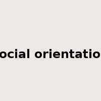 social orientation是什么意思