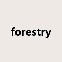 forestry是什么意思