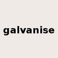 galvanise是什么意思