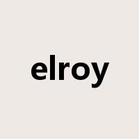 elroy是什么意思
