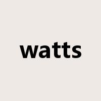 watts是什么意思