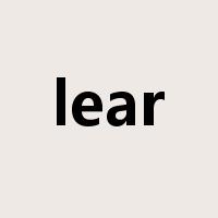 lear是什么意思