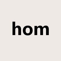 hom是什么意思