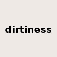 dirtiness是什么意思