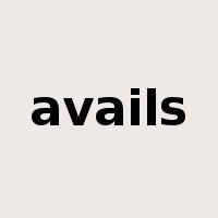 avails是什么意思