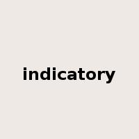 indicatory是什么意思