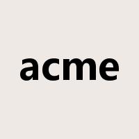 acme是什么意思