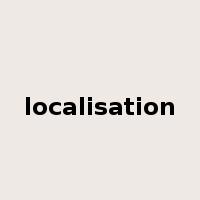localisation是什么意思