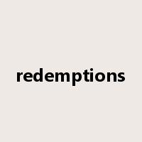 redemptions是什么意思