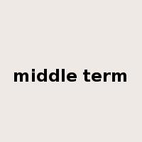 middle term是什么意思