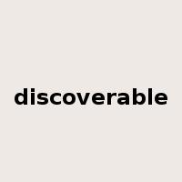 discoverable是什么意思