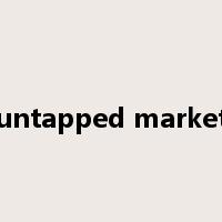 untapped market是什么意思
