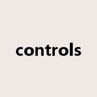 controls是什么意思