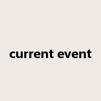 current event是什么意思