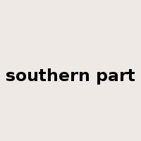 southern part是什么意思