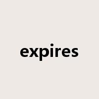 expires是什么意思