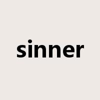 sinner是什么意思