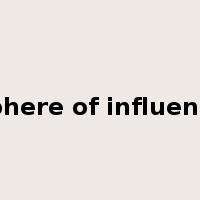 sphere of influence是什么意思