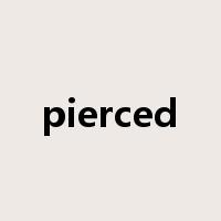 pierced是什么意思