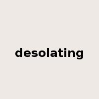 desolating是什么意思