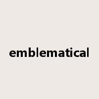 emblematical是什么意思