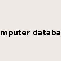 computer database是什么意思