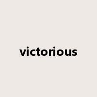 victorious是什么意思