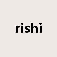 rishi是什么意思