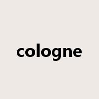cologne是什么意思