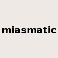 miasmatic是什么意思