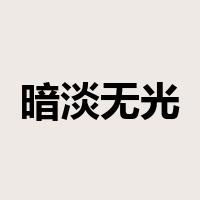 暗淡无光是什么意思
