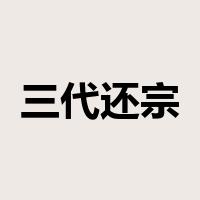 三代还宗是什么意思